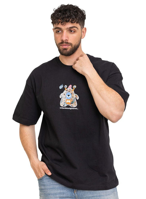 Black Design 3720VIG - O - S Round T-shirt - Khotwh